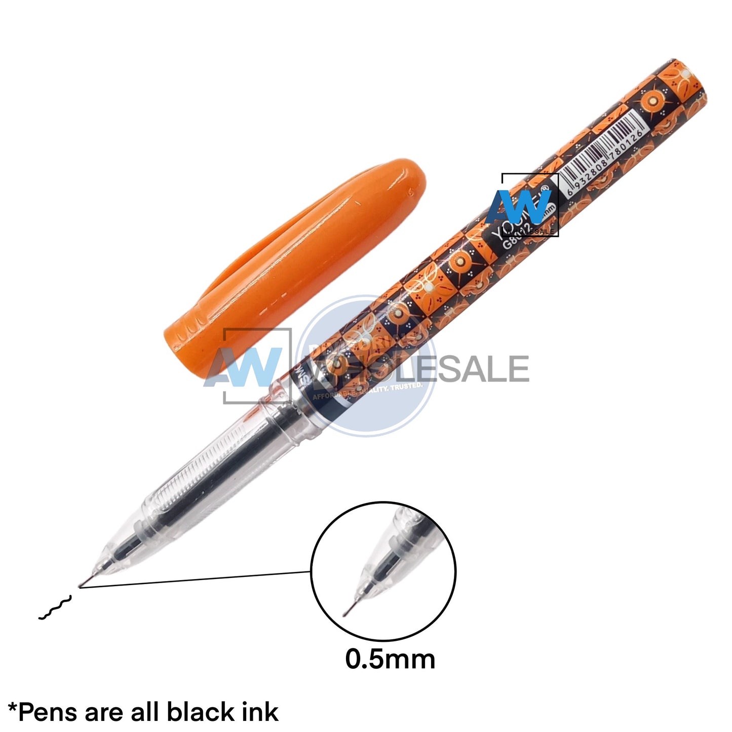 XP-899A (12 pcs) Pattern Gelpen Ballpens