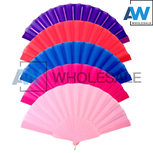 XP-29 (12 pcs) Plain PVC Japanese Fans