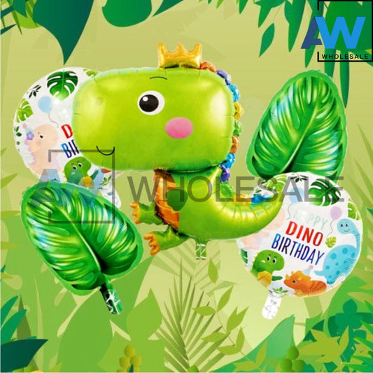 PS-137 (1 set) 5 in 1  Dinosaur Foil Balloon Set