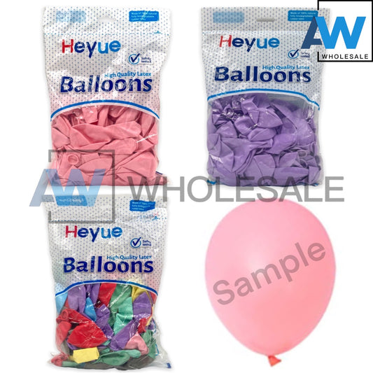 PS-194 (100 pcs) 10 Inch Pastel Balloons