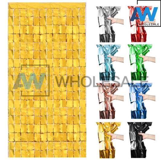 PS-307 (1 pc) Square Tile Foil Curtain