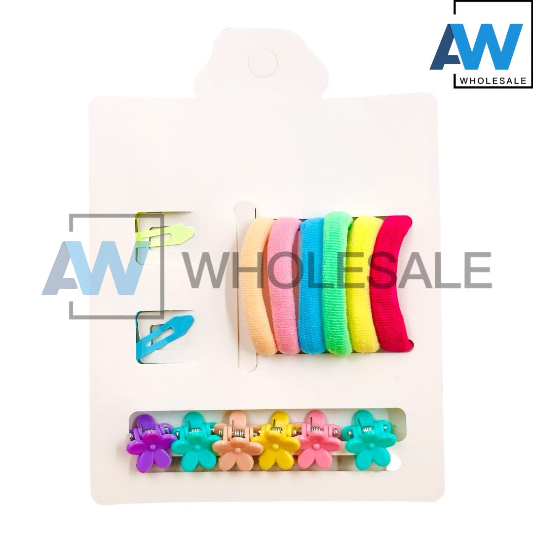 HPN-2410 (12 cards) 14 in 1 Star Hair Clip Set