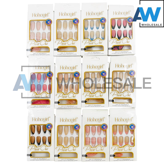 NA-43 (12 sets) 12 in 1 Nail Art Set with Adhesive