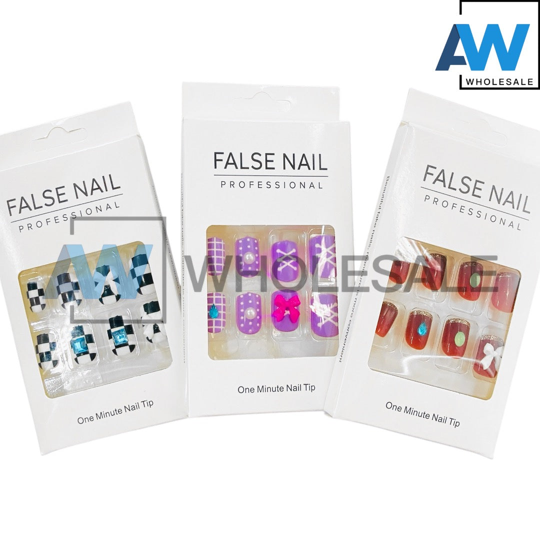 NA-44 (12 sets) 12 in 1 Nail Art Set With Adhesive