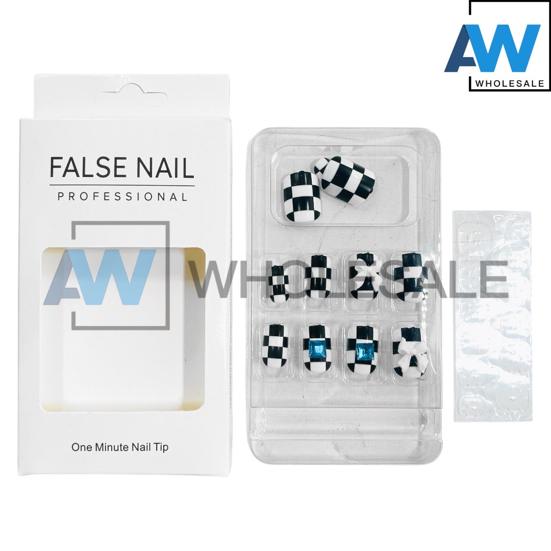 NA-44 (12 sets) 12 in 1 Nail Art Set With Adhesive