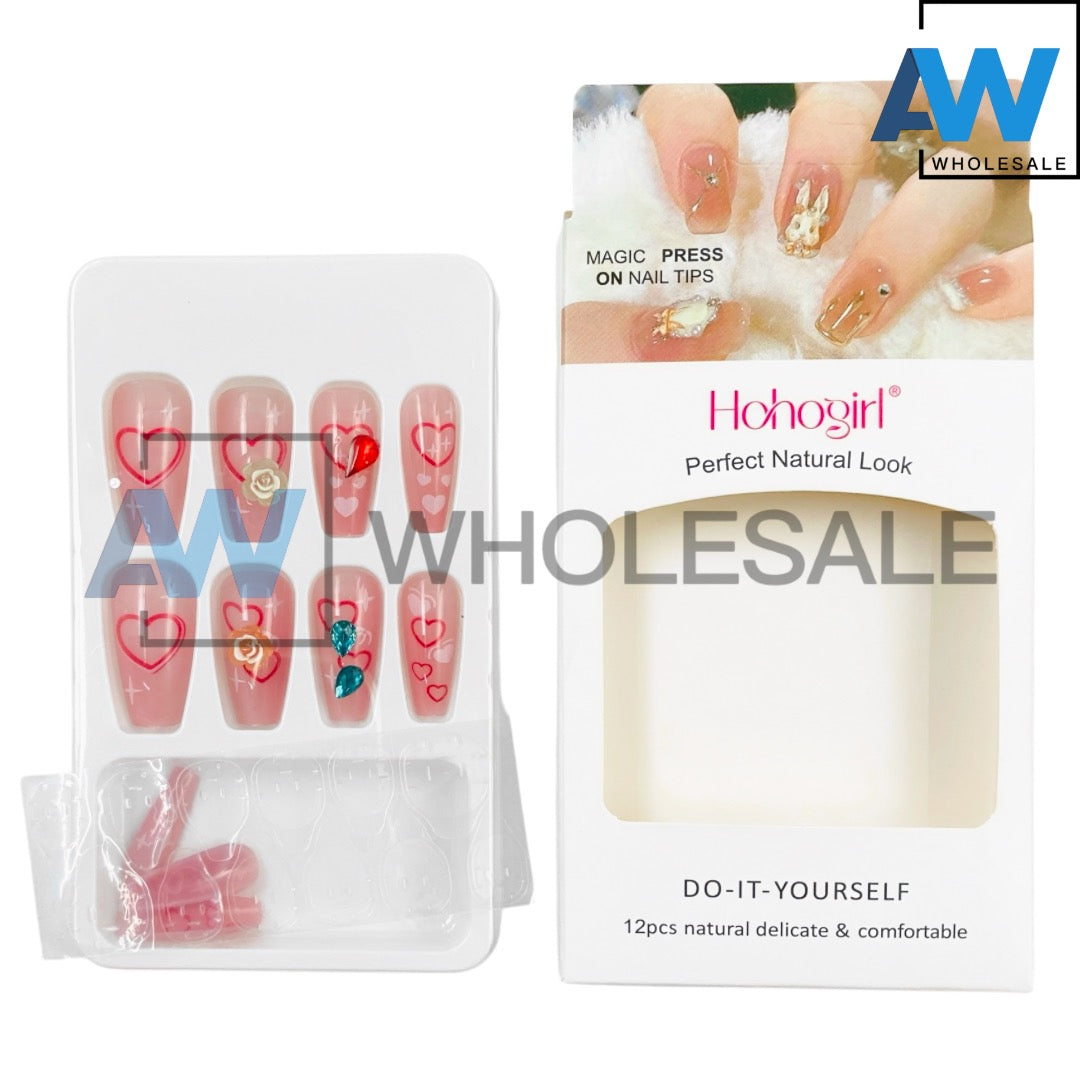 NA-49 (12 sets) 12 in 1 Nail Art Set with Adhesive