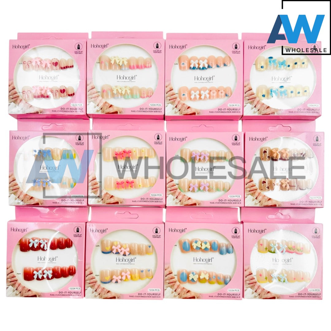 NA-52 (12 sets) 12 in 1 Nail Art Set with Adhesive