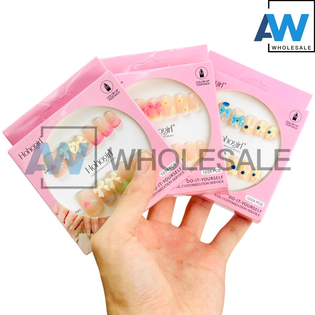 NA-52 (12 sets) 12 in 1 Nail Art Set with Adhesive