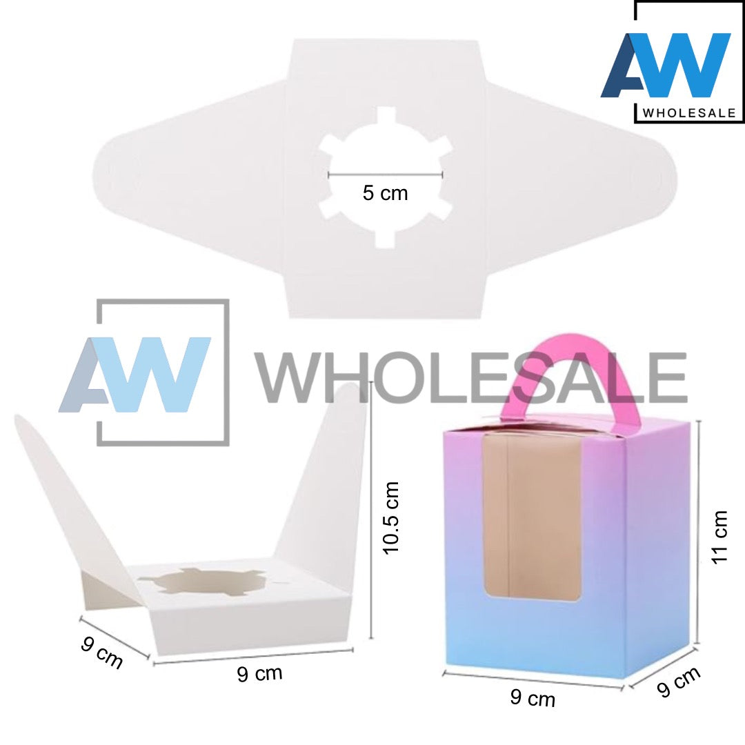 PK-05 (6 pcs) Cupcake Box with Holder