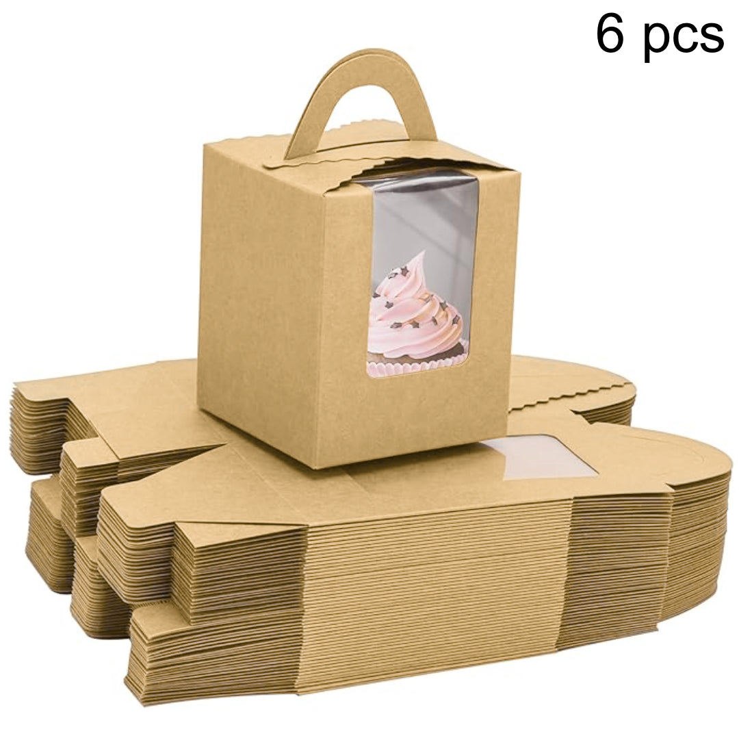 PK-05 (6 pcs) Cupcake Box with Holder