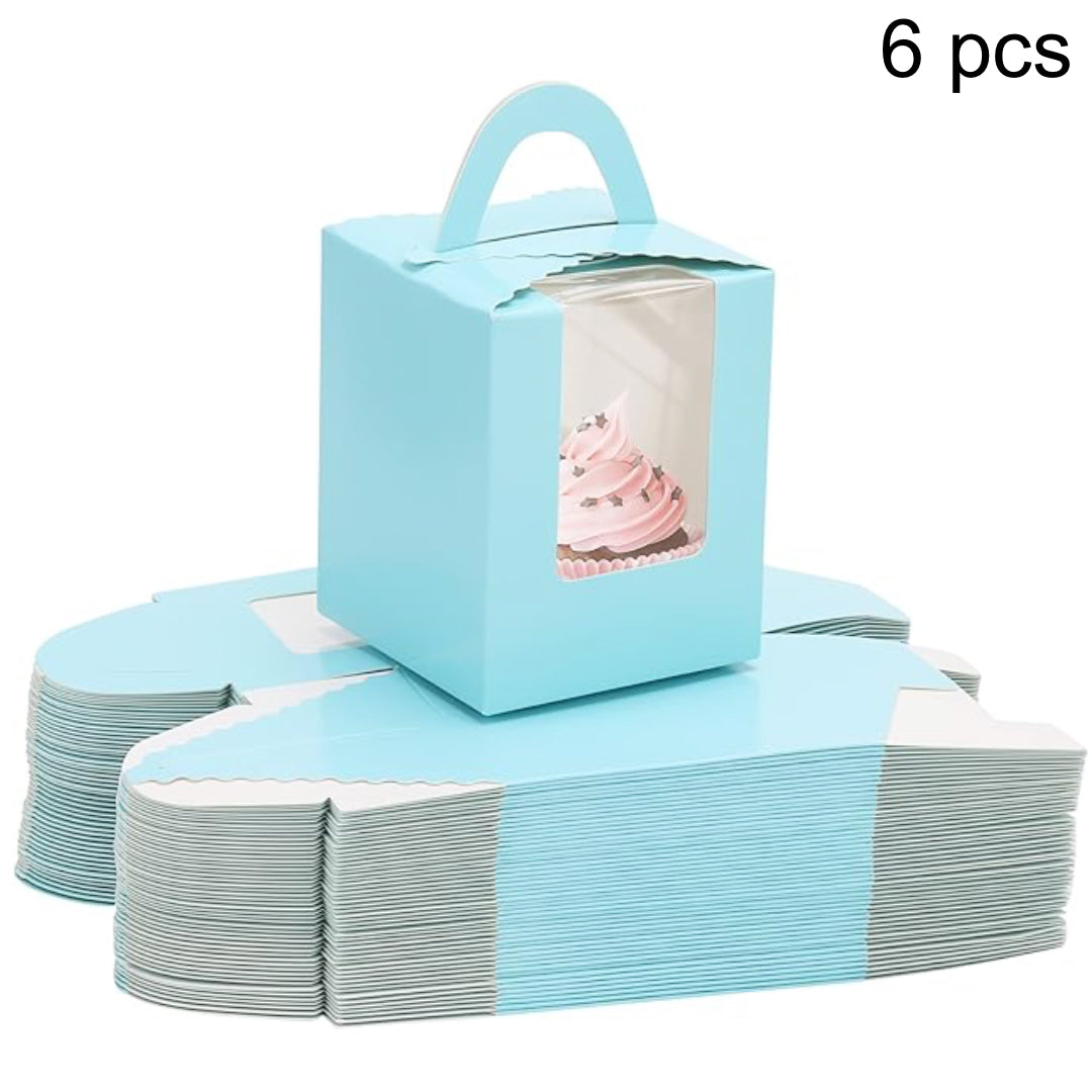 PK-05 (6 pcs) Cupcake Box with Holder