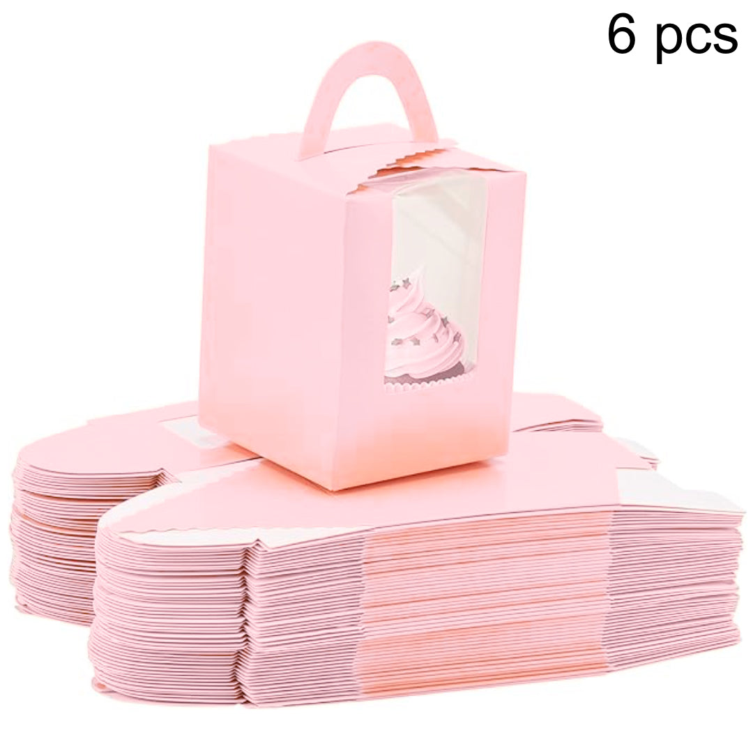 PK-05 (6 pcs) Cupcake Box with Holder
