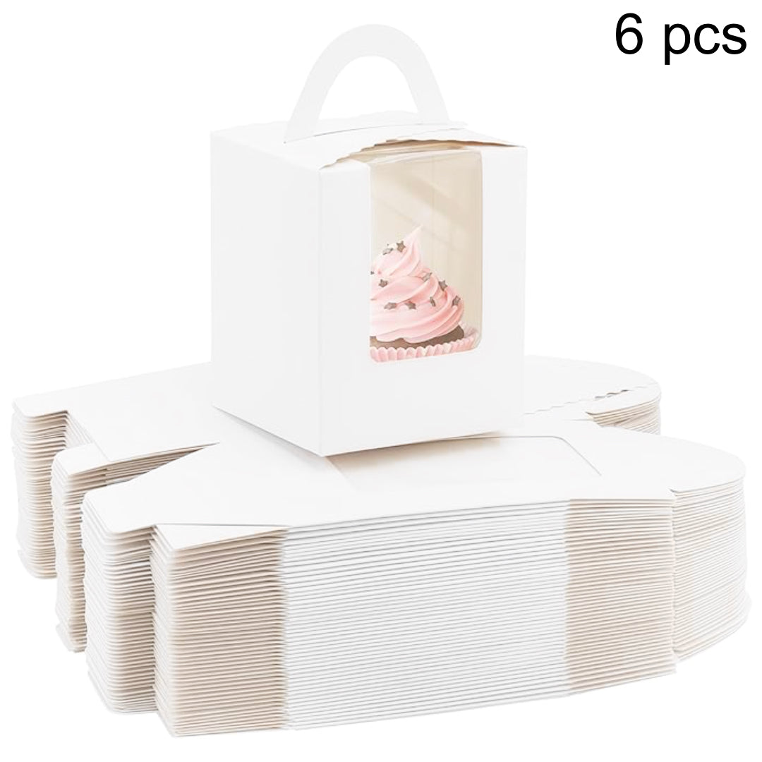 PK-05 (6 pcs) Cupcake Box with Holder