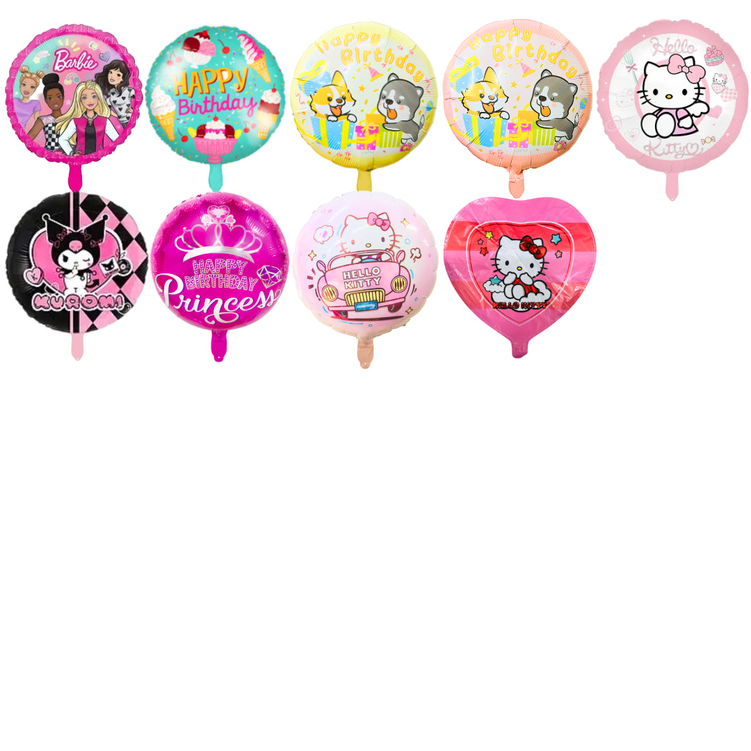 PS-09 (1 pc) Character Round Foil Balloons