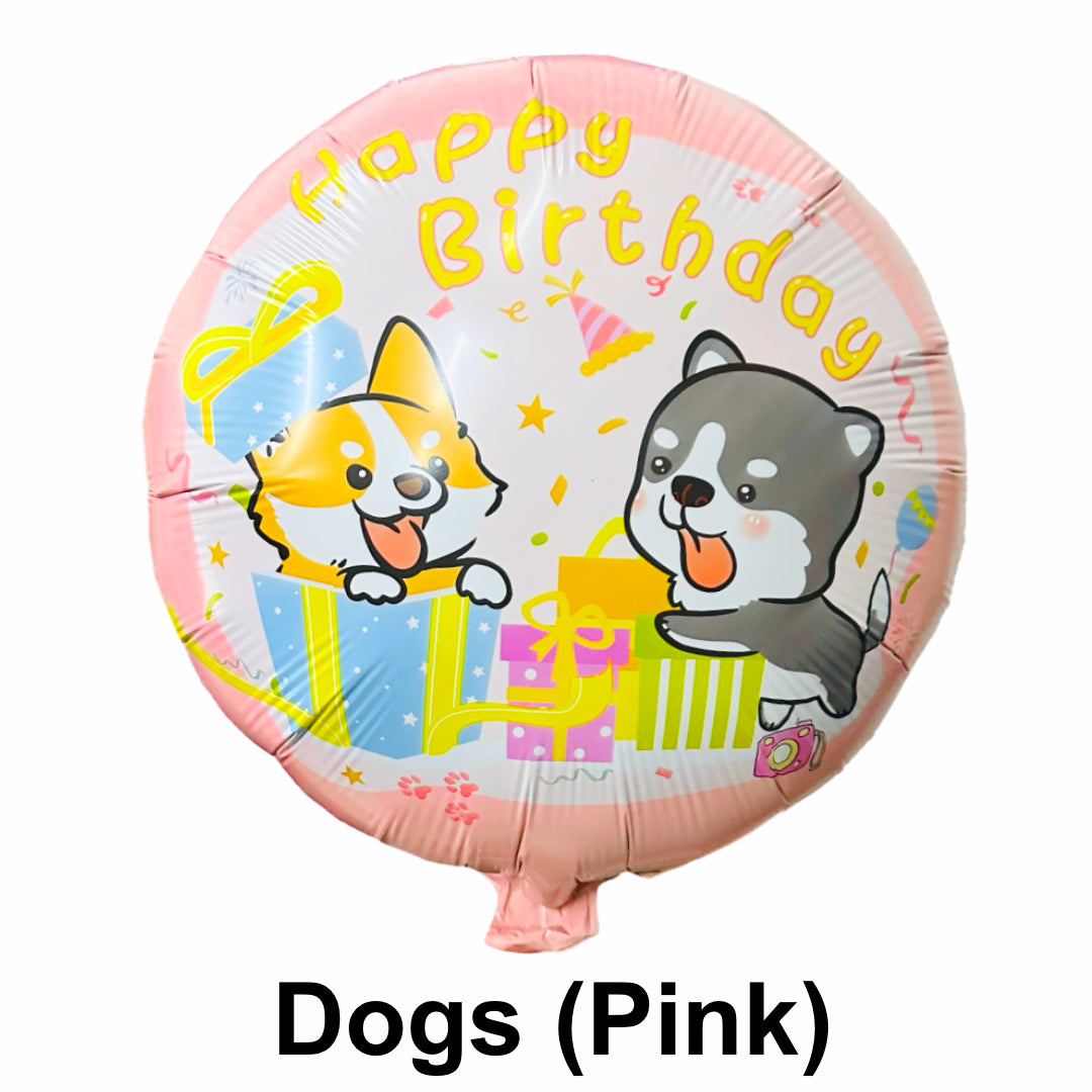 PS-09 (1 pc) Character Round Foil Balloons