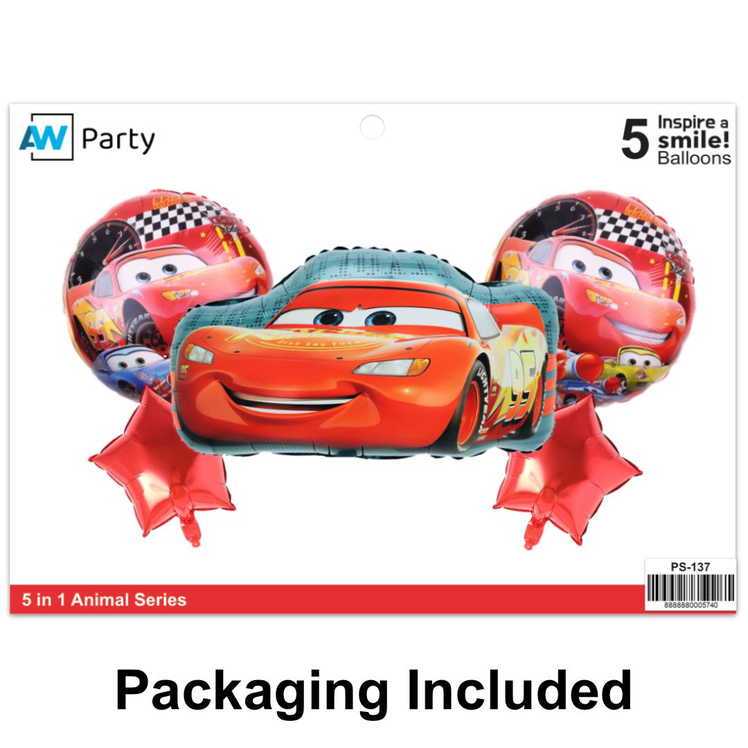 PS-137/PS-138 (1 set) 5 in 1 Character Foil Balloon Set