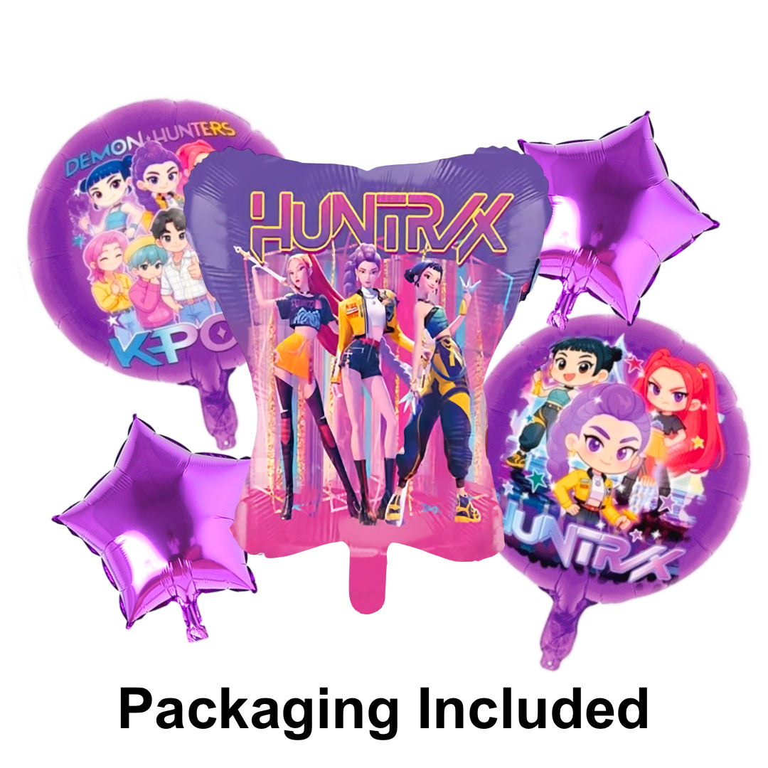 PS-137/PS-138 (1 set) 5 in 1 Character Foil Balloon Set
