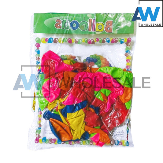 PS-140 (100 pcs) 5 Inch Metallic Balloons
