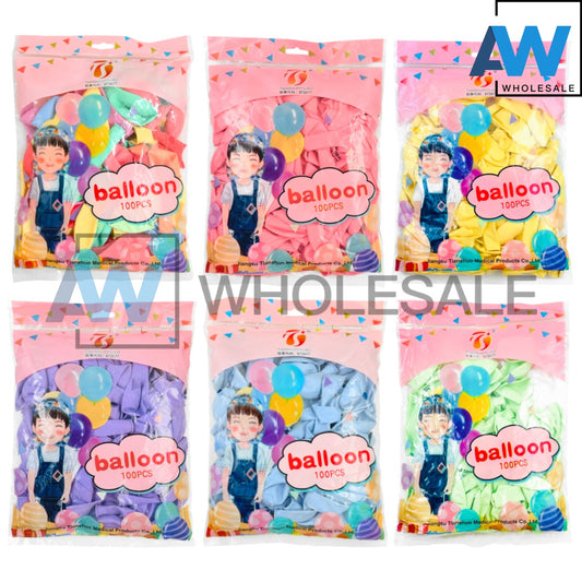 PS-194 (100 pcs) 10 Inch Pastel Balloons