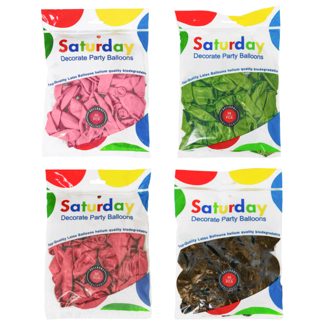 PS-198 (100 pcs) 10 Inch Retro Balloons