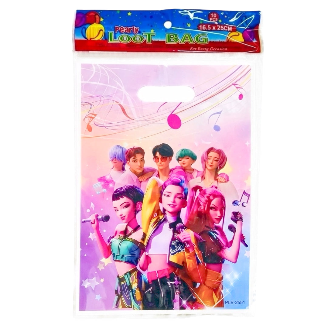 PS-20 (10 pcs) Character Plastic Loot Bags