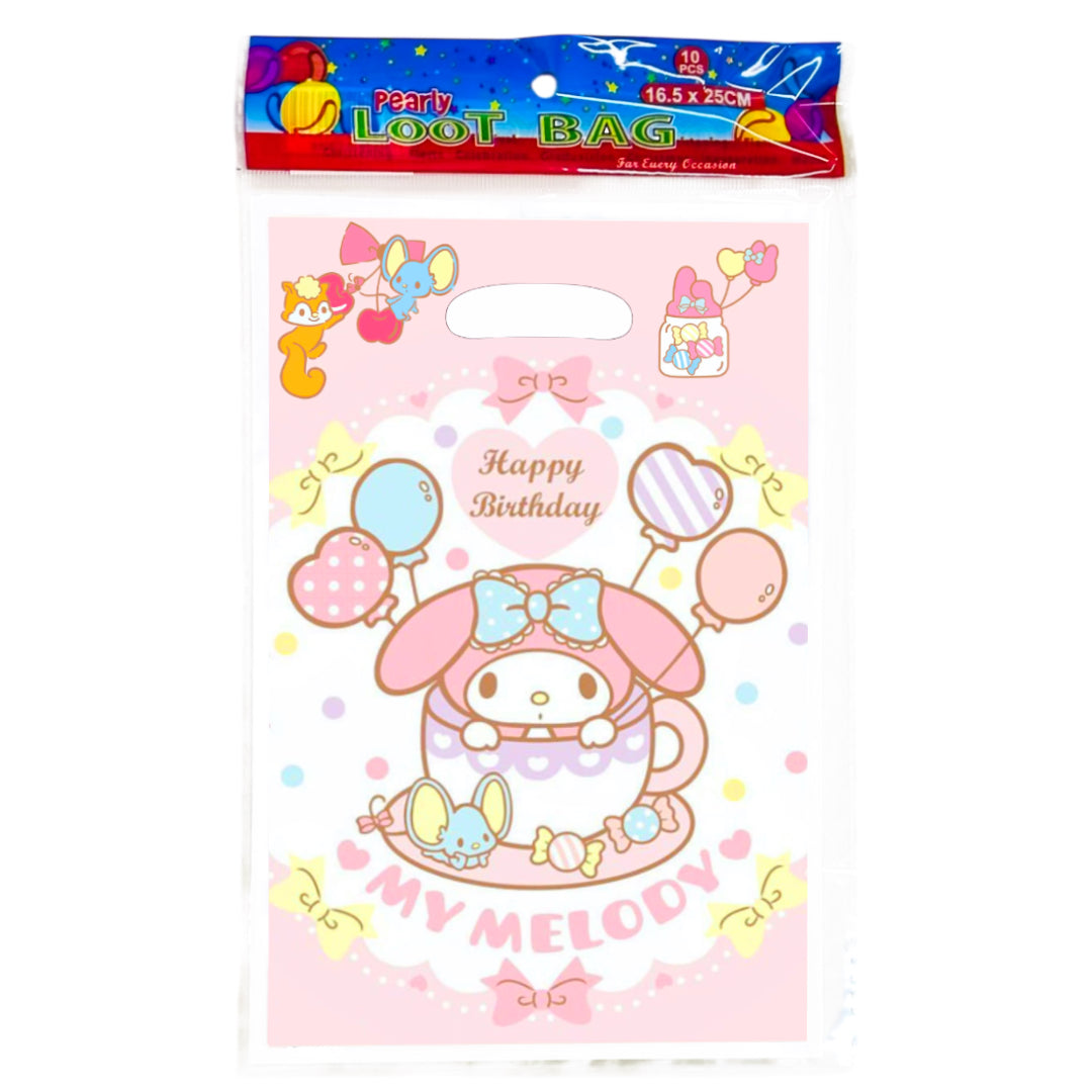 PS-20 (10 pcs) Character Plastic Loot Bags