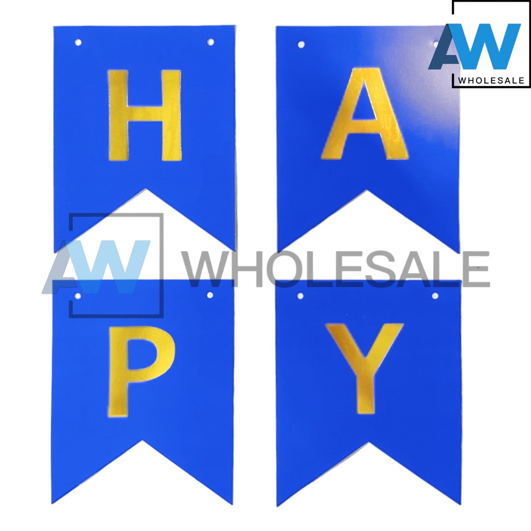 PS-241 (1 set) 16 x 12 cm Happy Birthday Banner