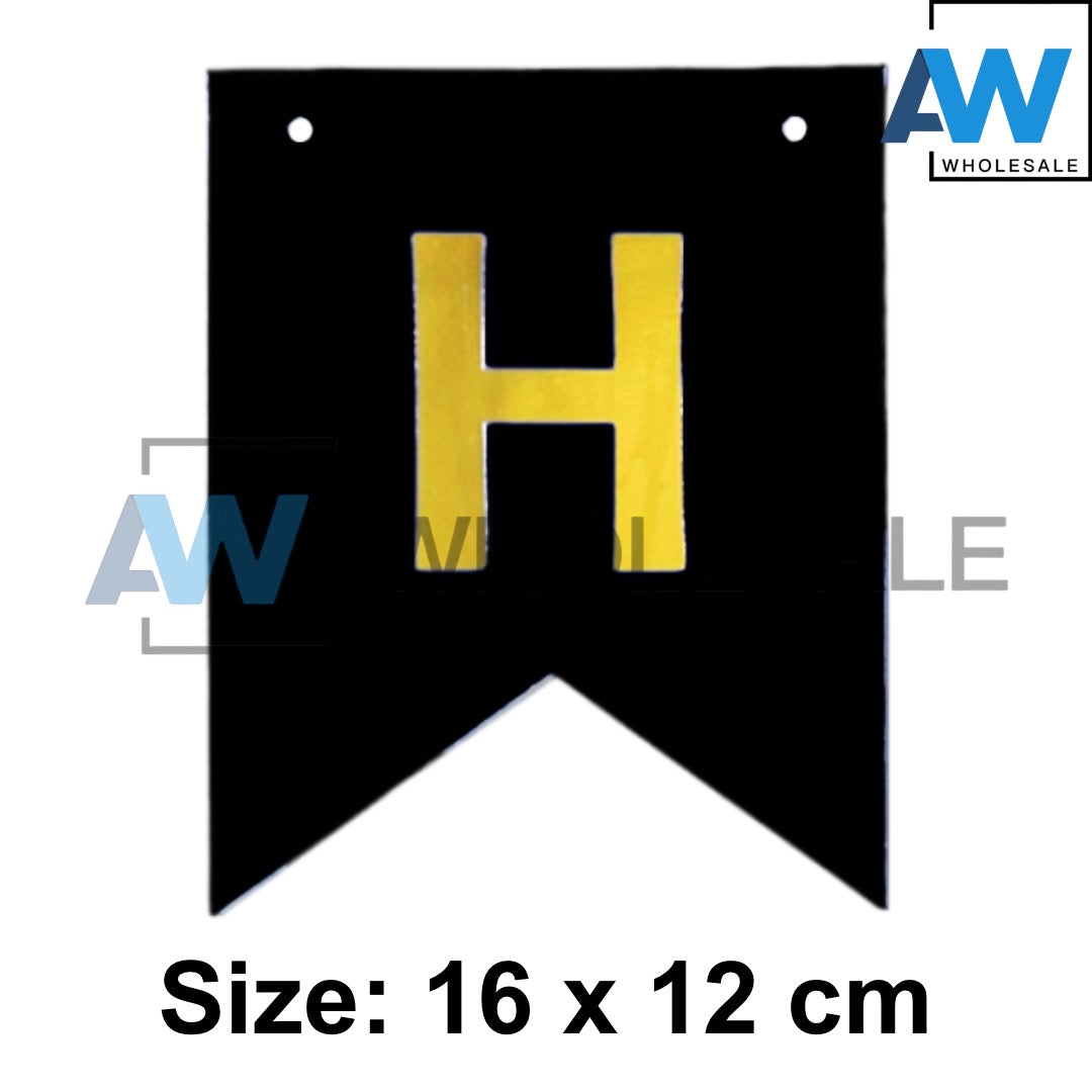 PS-241 (1 set) 16 x 12 cm Happy Birthday Banner