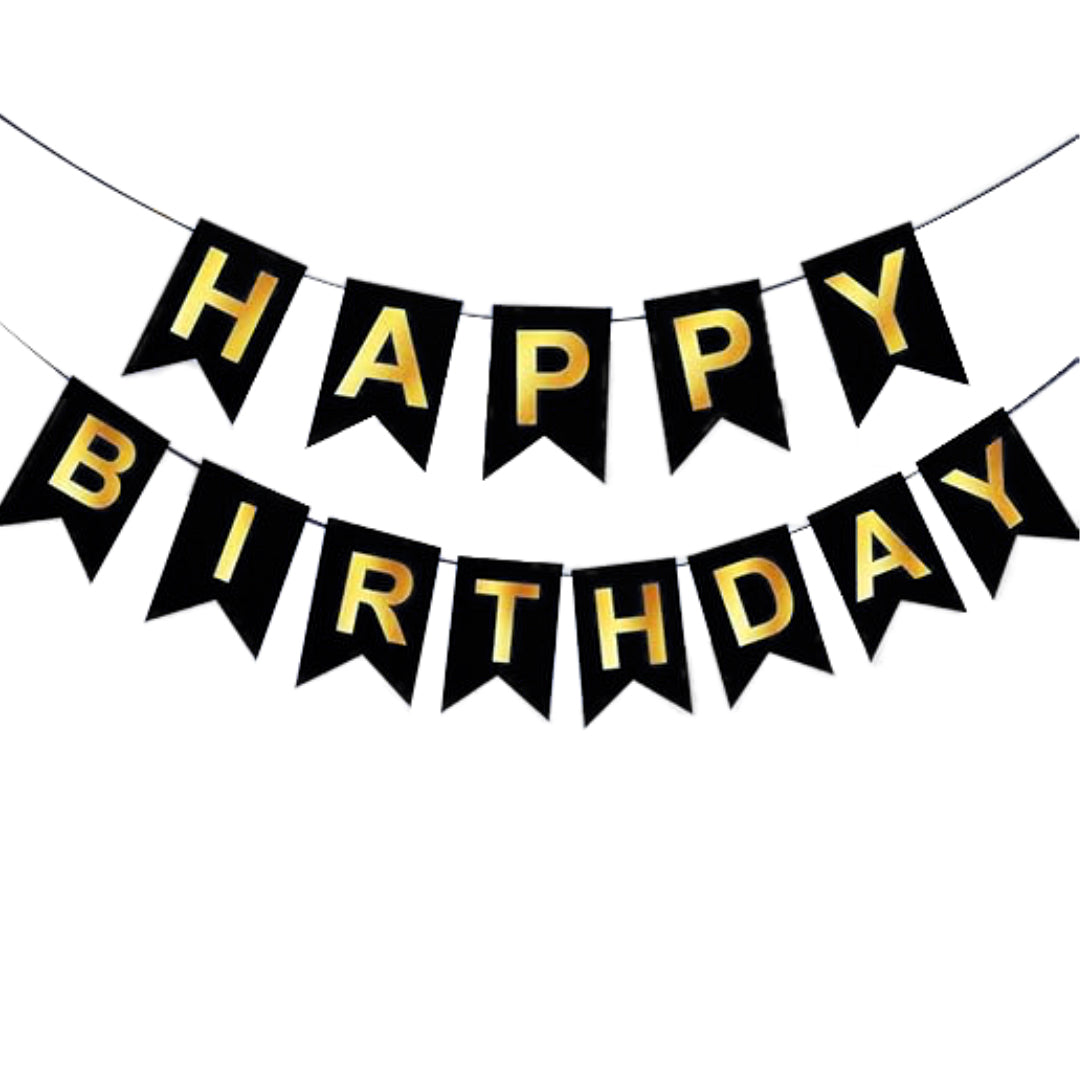 PS-241 (1 set) 16 x 12 cm Happy Birthday Banner