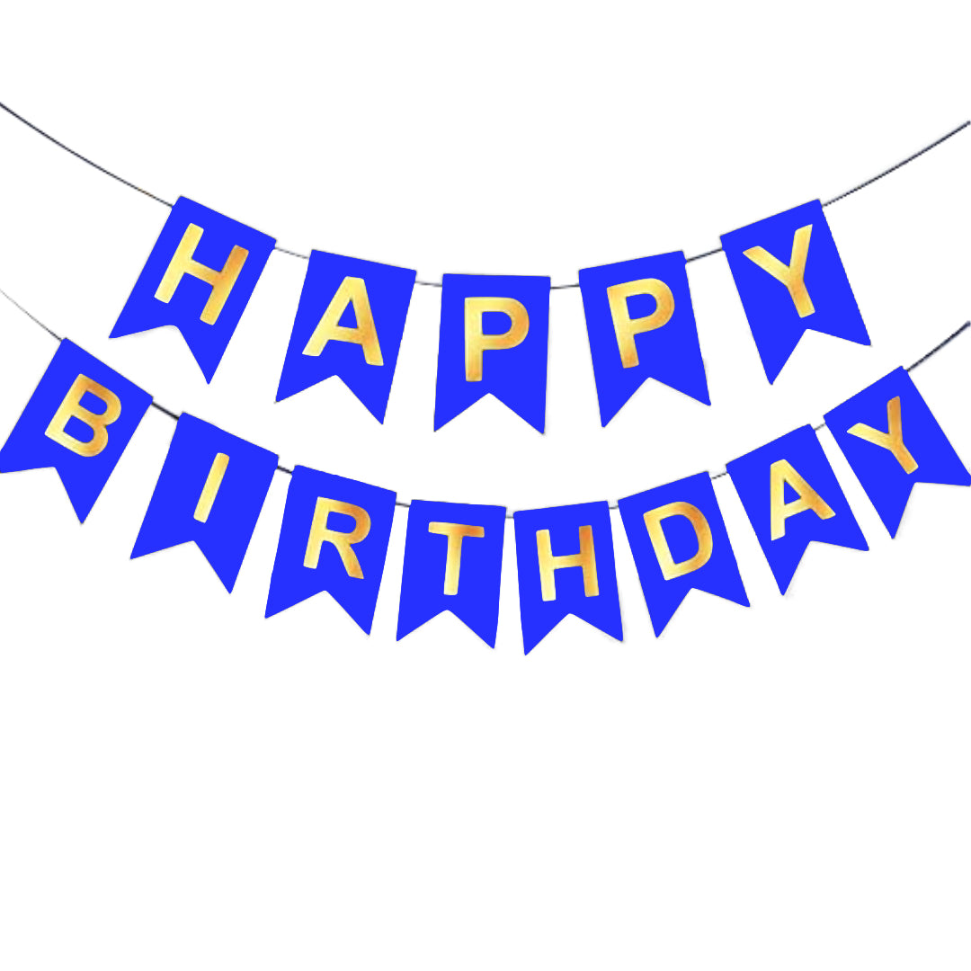 PS-241 (1 set) 16 x 12 cm Happy Birthday Banner