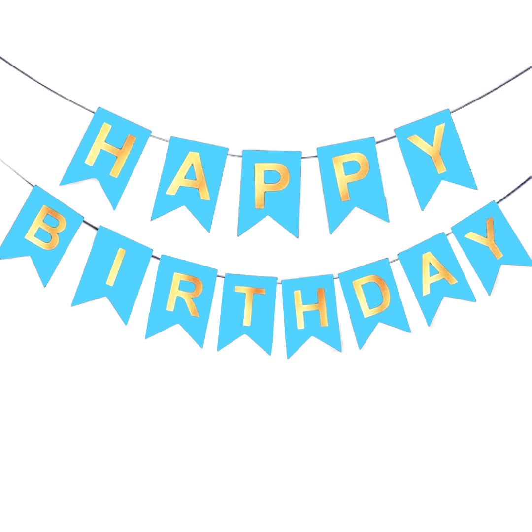 PS-241 (1 set) 16 x 12 cm Happy Birthday Banner