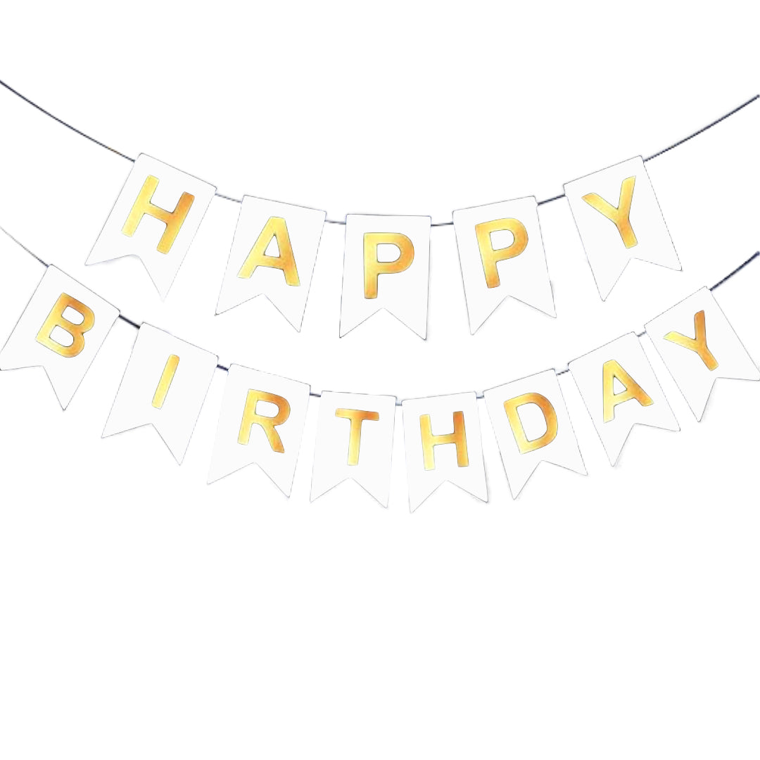 PS-241 (1 set) 16 x 12 cm Happy Birthday Banner