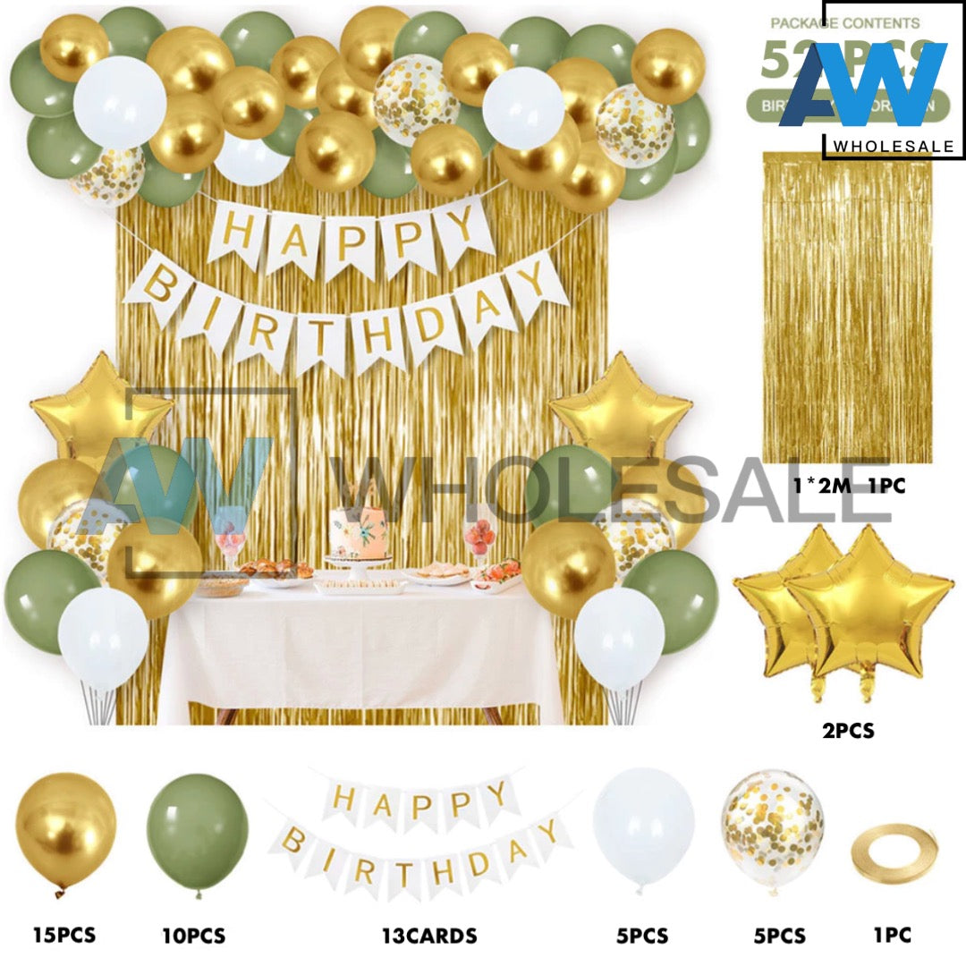 PS-300 (1 set) 52 in 1 Balloon Backdrop Set