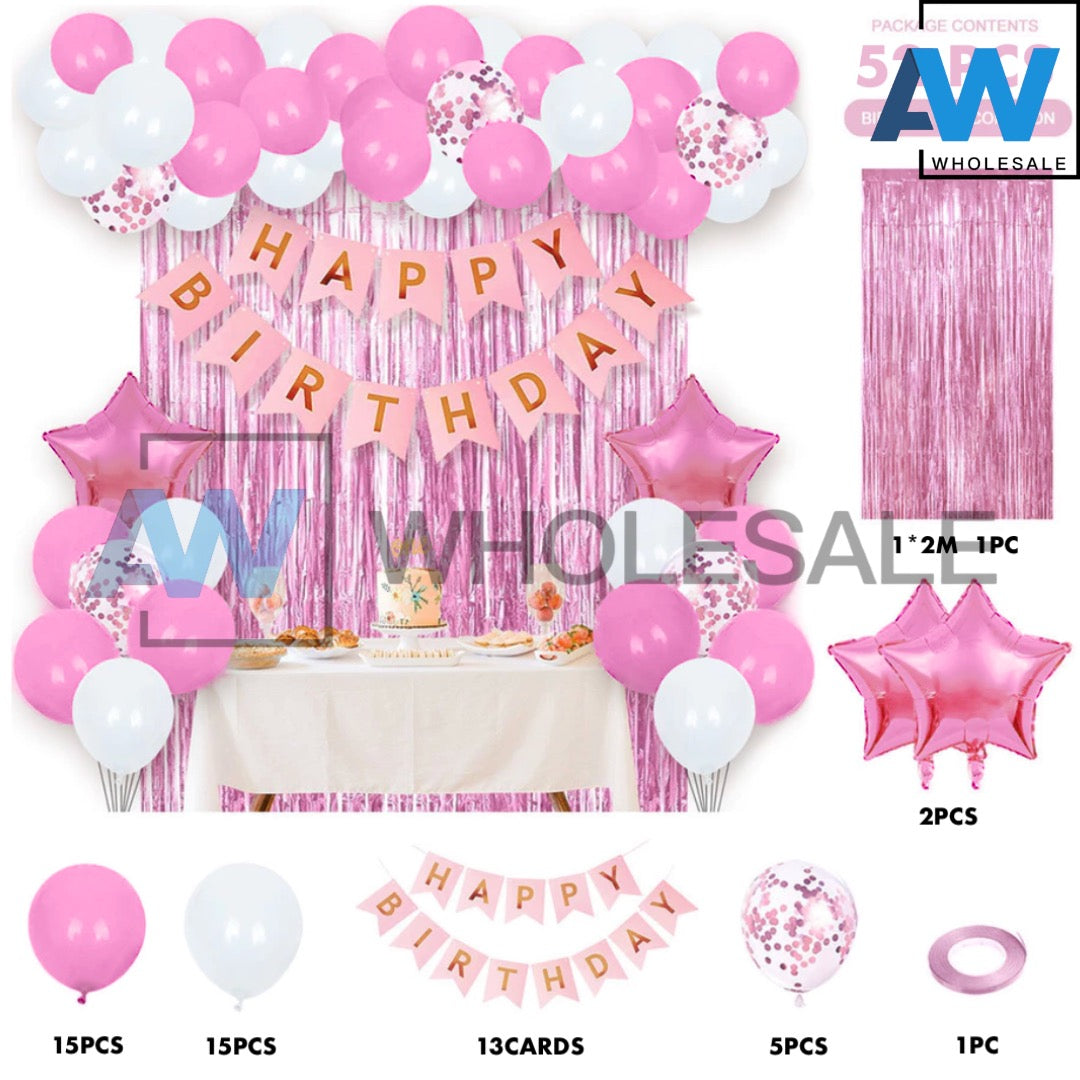 PS-300 (1 set) 52 in 1 Balloon Backdrop Set