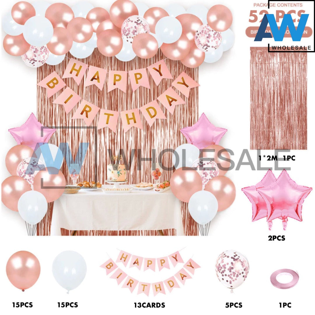 PS-300 (1 set) 52 in 1 Balloon Backdrop Set
