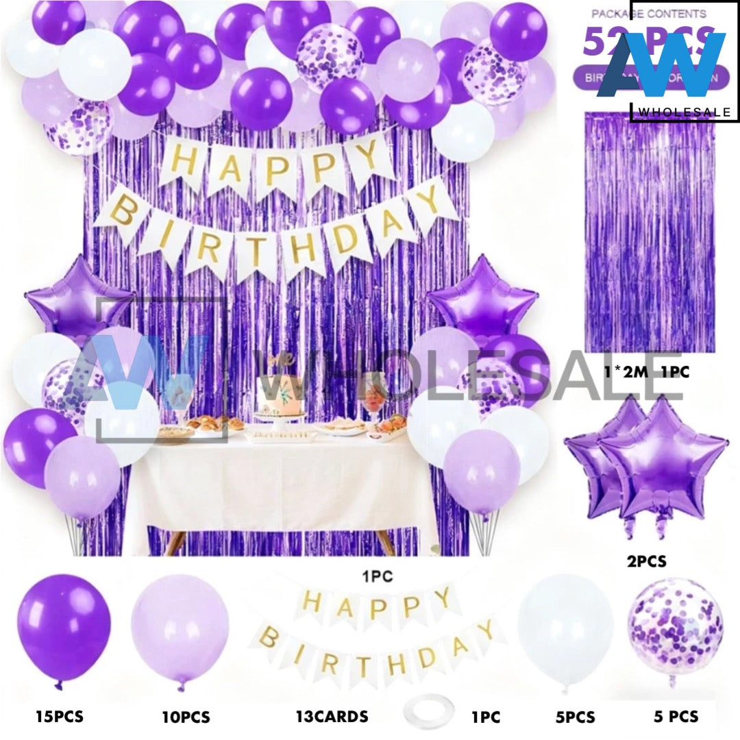 PS-300 (1 set) 52 in 1 Balloon Backdrop Set