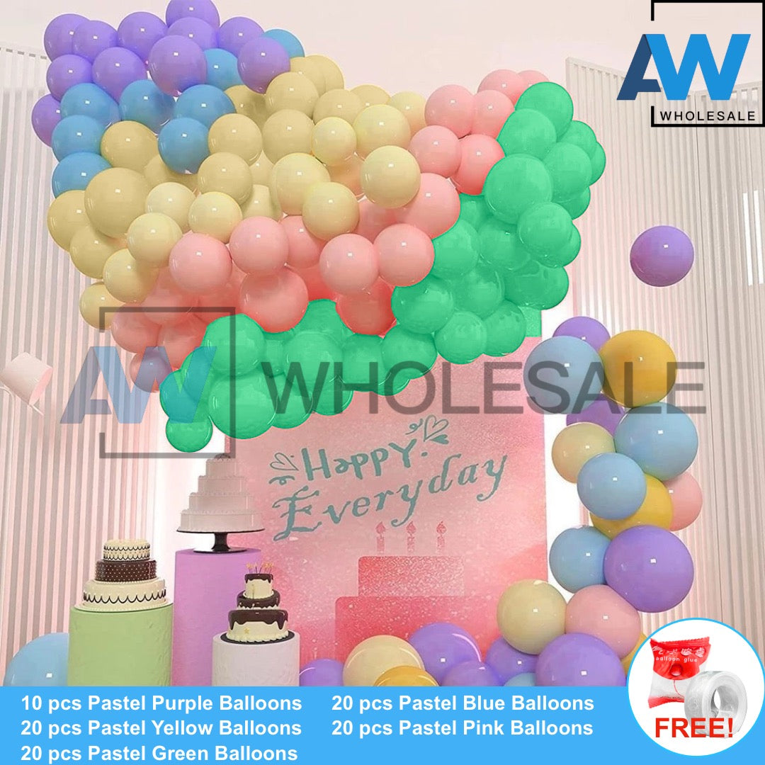 PS-302 (1 set) 90 in 1 Rainbow Balloon Set