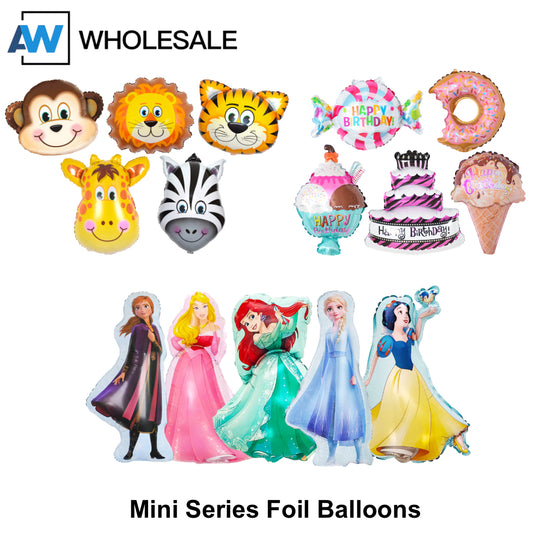 PS-386 (1 set) 5 in 1 Mini Foil Balloon Set