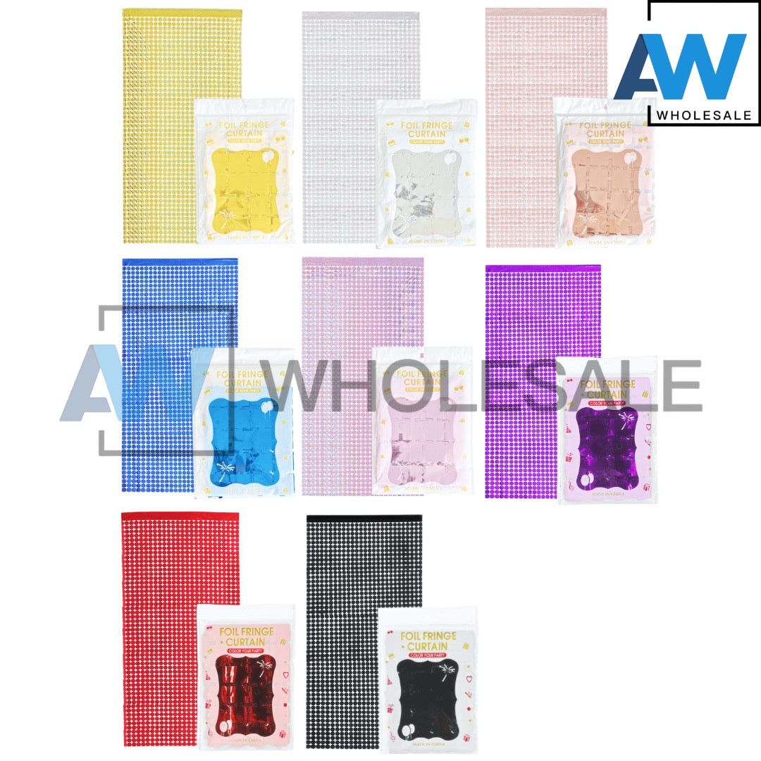 PS-411 (1 pc) Mini Square Sequin Foil Curtain