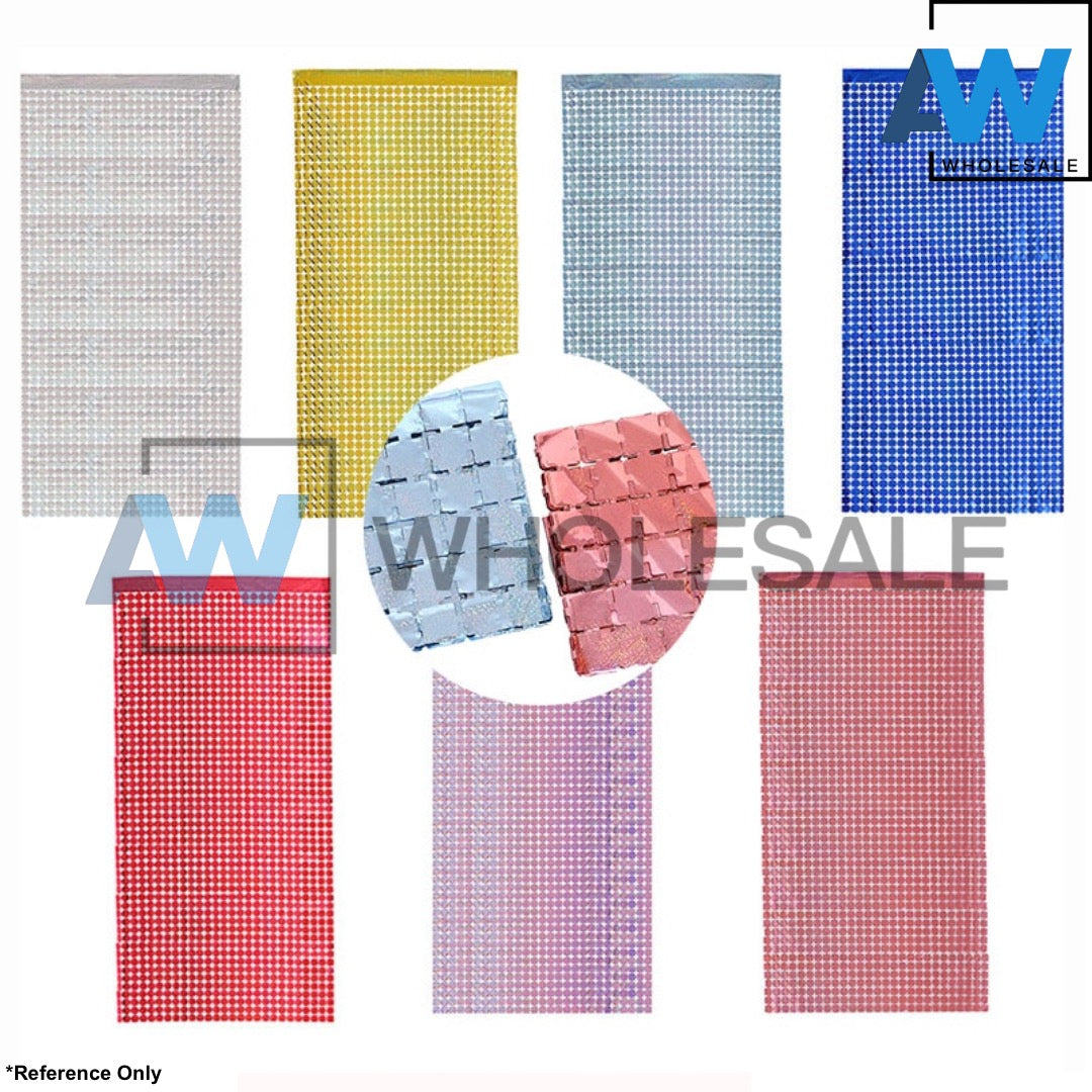 PS-411 (1 pc) Mini Square Sequin Foil Curtain