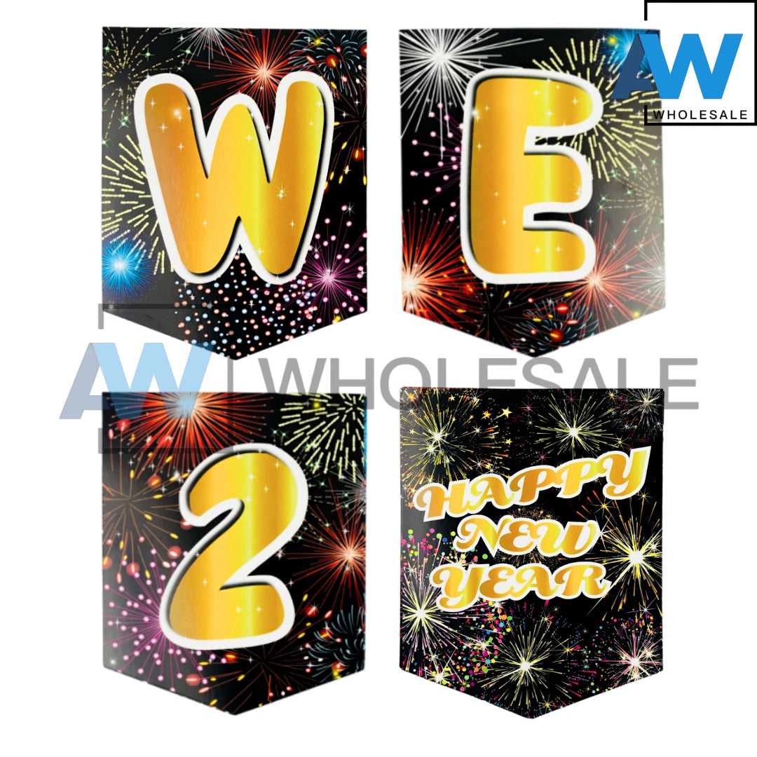 PS-429 (1 set) Welcome 2026 New Year Banner