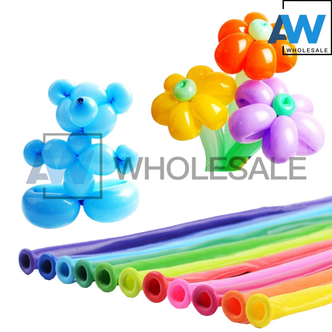 PS-450 (100 pcs) 260Q Assorted Long Balloons