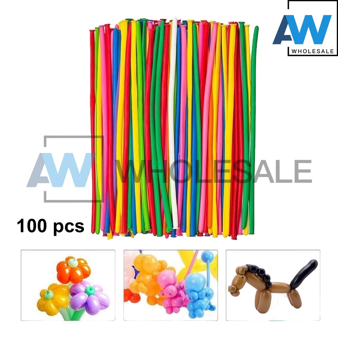 PS-450 (100 pcs) 260Q Assorted Long Balloons