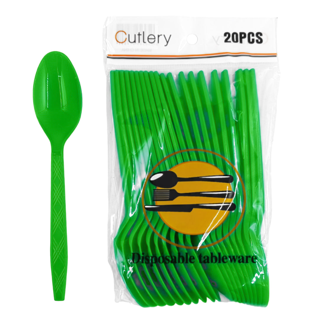 PS-462 (20 pcs) Colored Disposable Spoon