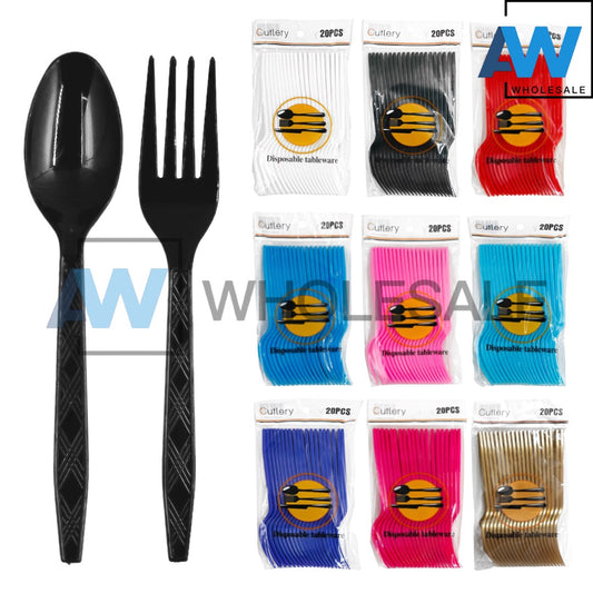 PS-462 (20 pcs) Colored Disposable Spoon