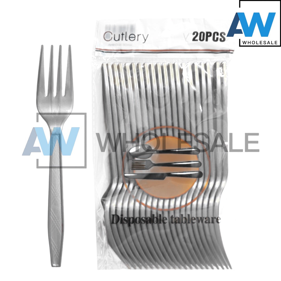 PS-462/PS-463 (20 pcs) Colored Disposable Spoon & Frok