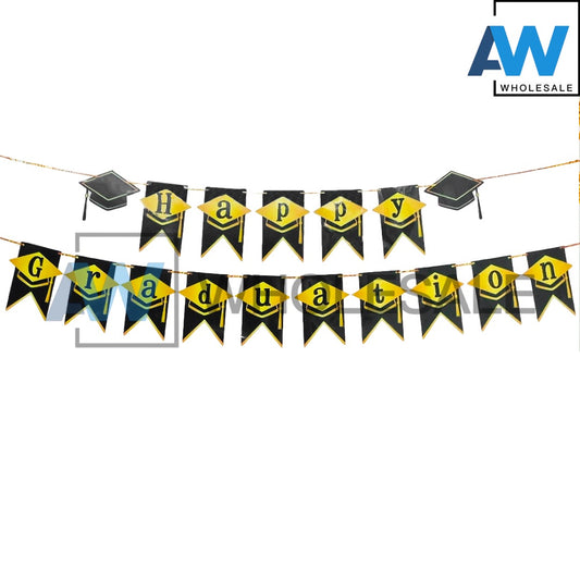 PS-468 (1 set) Happy Graduation Banner