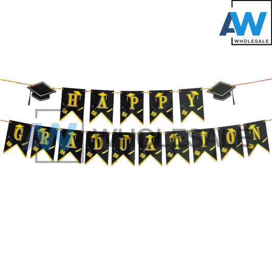 PS-469 (1 set) Happy Graduation Banner