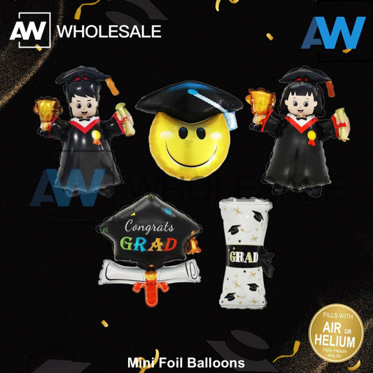 PS-470 (1 set) 5 in 1 Graduation Balloon Set