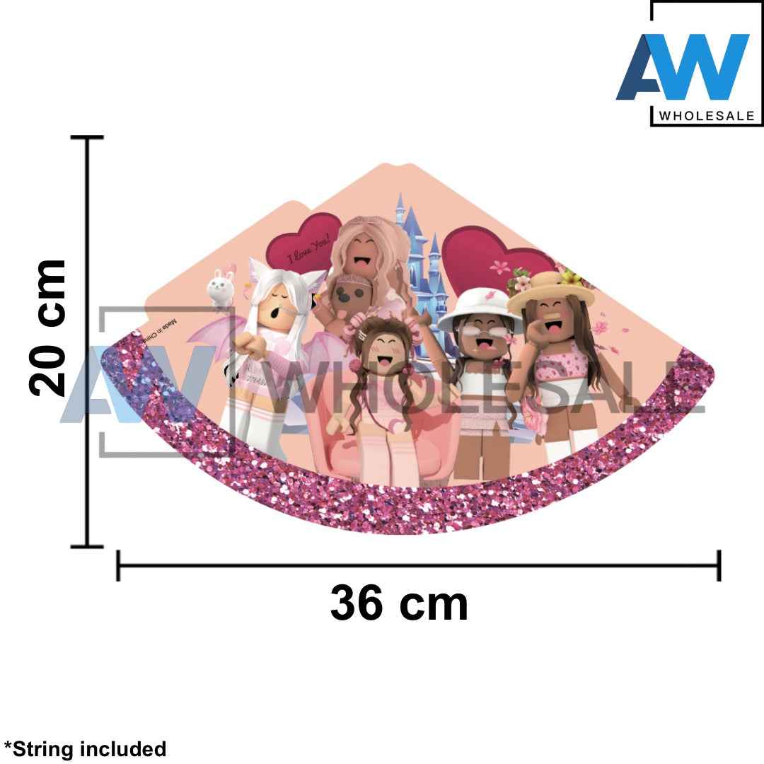 PS-498 (6 pcs) 20 cm Character Kids Party Hats